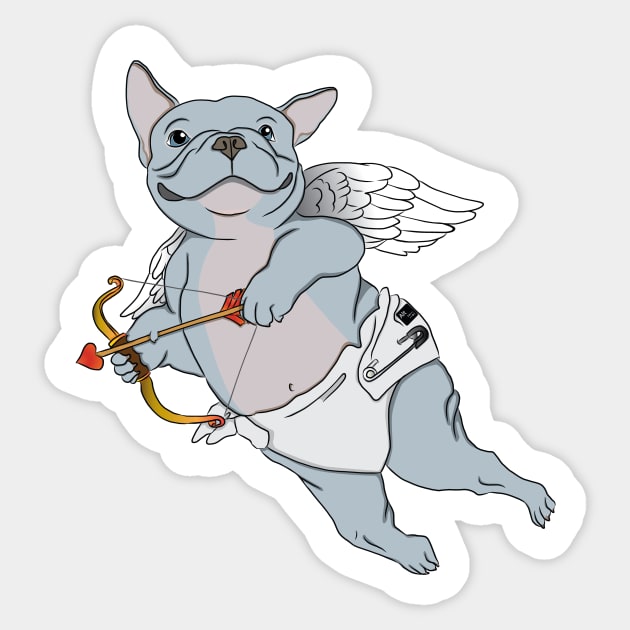 The French Cupid Sticker by AltTabStudio